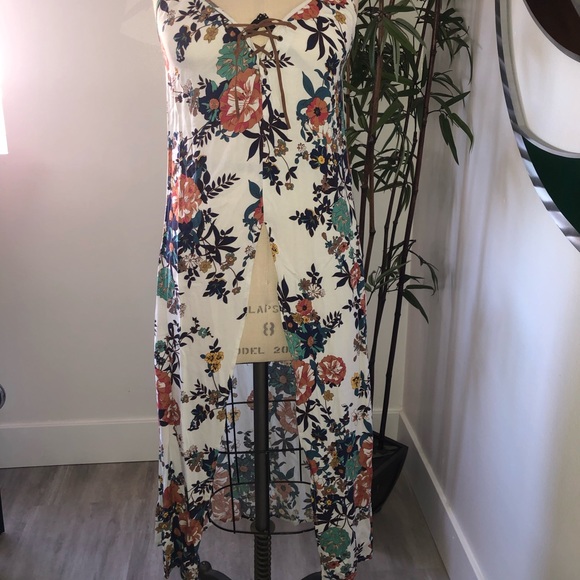 🌼NWT American Rag Boho Floral Print Duster Size M - Picture 2 of 8